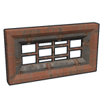 Rust Укреплённые оконные решётки Reinforced Window Bars