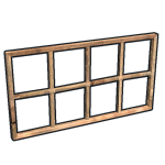Rust Деревянные оконные решётки Wooden Window Bars